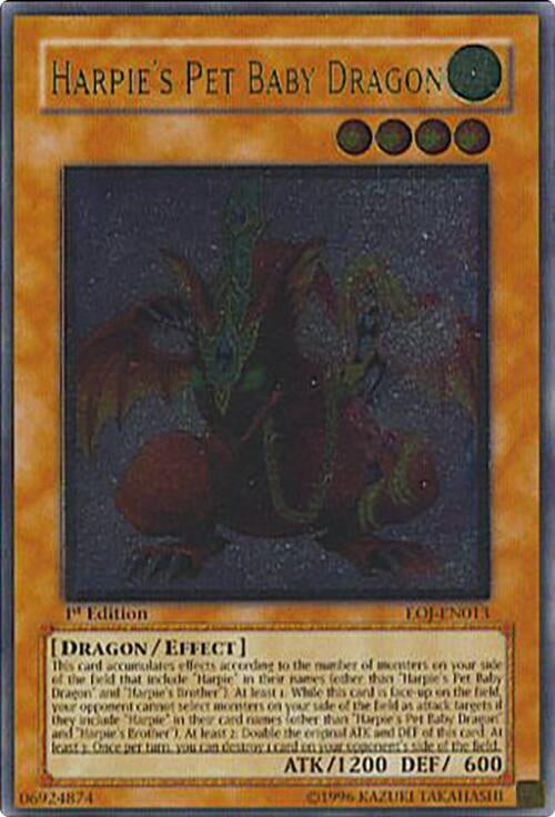 Harpie’s Pet Baby Dragon (UTR) (13) - YuGiOh Single