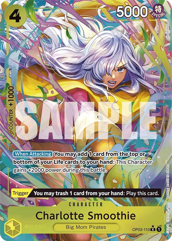 Charlotte Smoothie (Alternate Art) (NIJIMAARC) (3110) (PRB-01) - One Piece Card Game Single