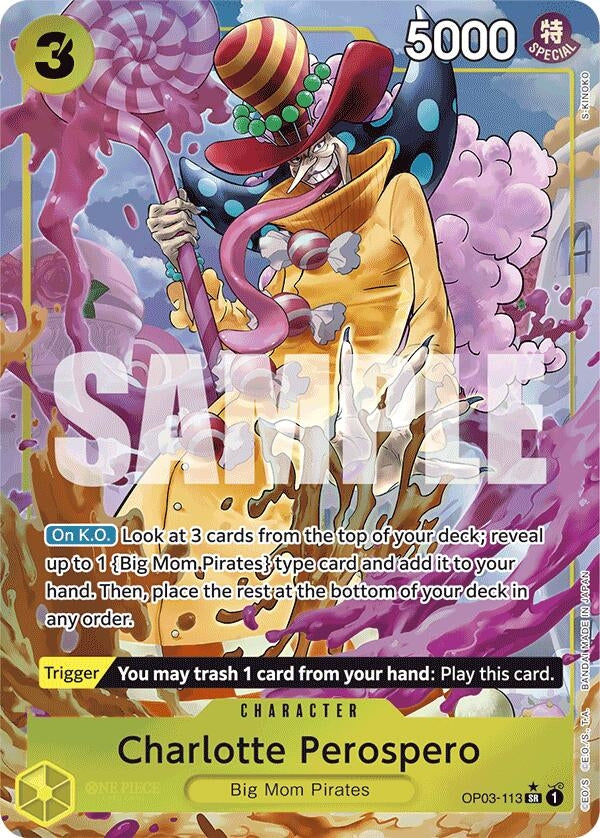 Charlotte Perospero (Alternate Art) (3113) (PRB-01) - One Piece Card Game Single