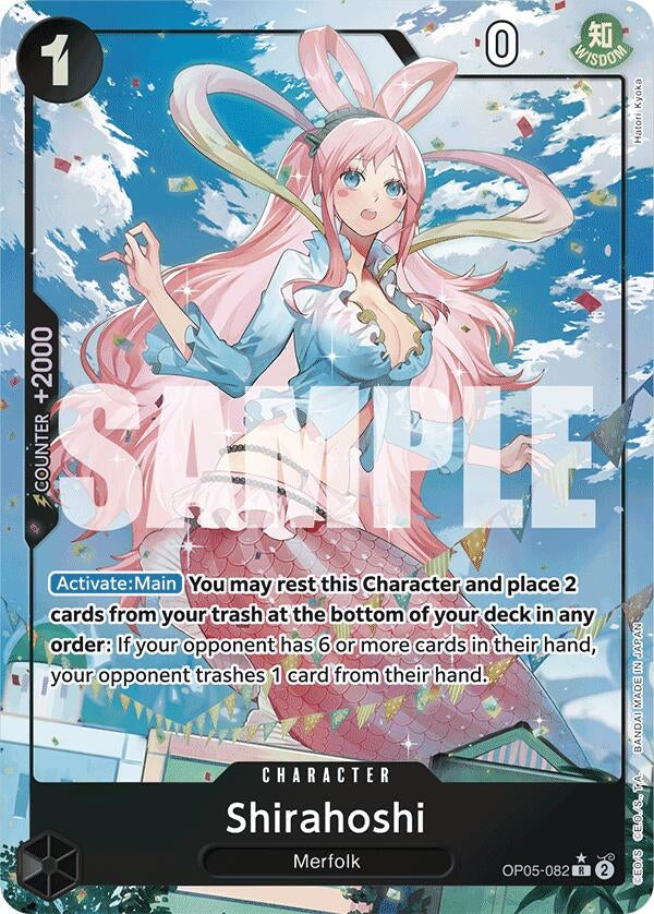 Shirahoshi (Alternate Art) (Pisuke) (5082) (PRB-01) - One Piece Card Game Single