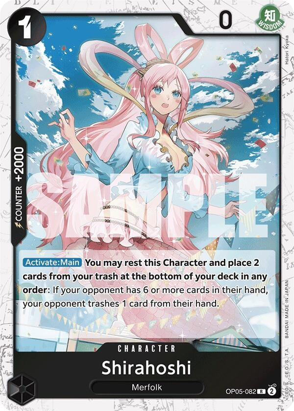 Shirahoshi (Alternate Art) (Hatori Kyoka) (5082) (PRB-01) - One Piece Card Game Single