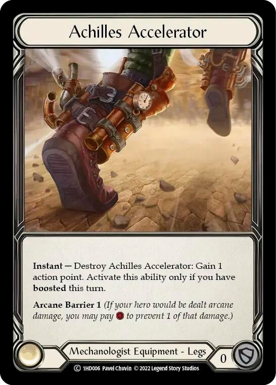 Achilles Accelerator (1) - Flesh and Blood TCG Single