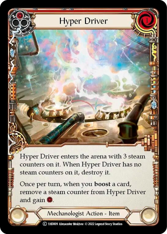 Hyper Driver (Red) (1) - Flesh and Blood TCG Single