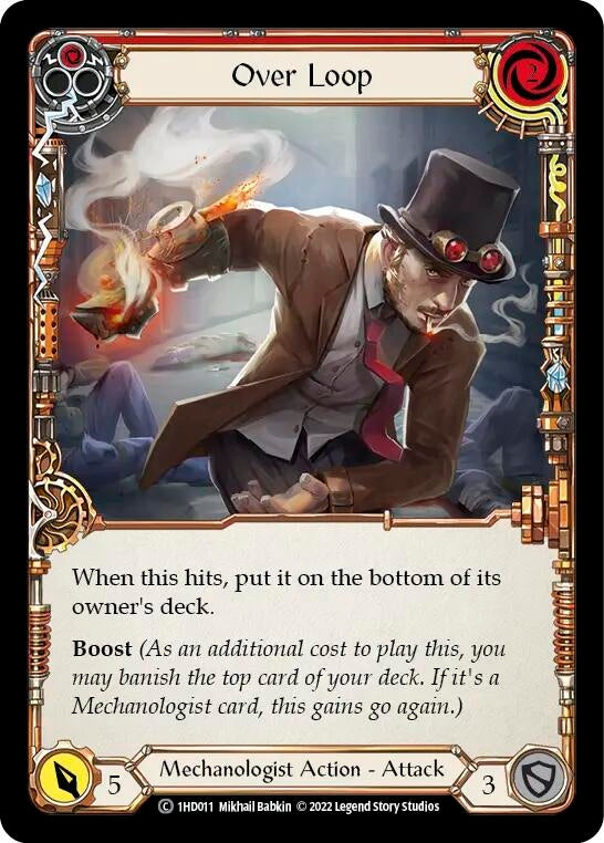 Over Loop (Red) (1) - Flesh and Blood TCG Single