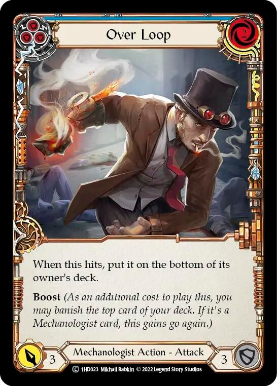 Over Loop (Blue) (1) - Flesh and Blood TCG Single