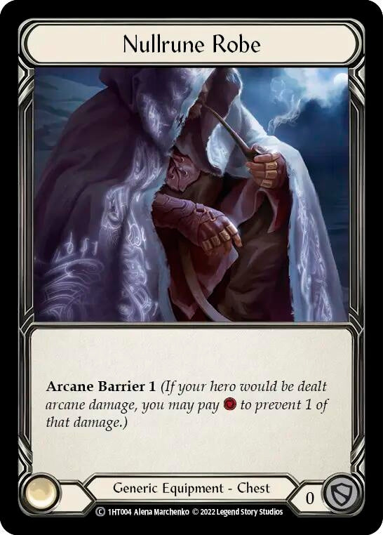 Image for Nullrune Robe (1HT004) (Historic Pack 1 Blitz Deck: Dorinthea) - Flesh and Blood TCG