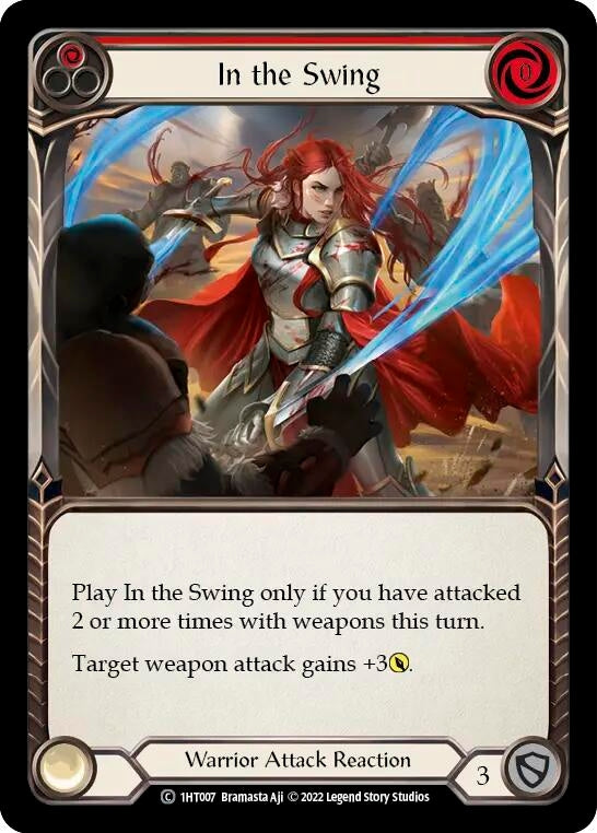 In the Swing (Red) (1) - Flesh and Blood TCG Single