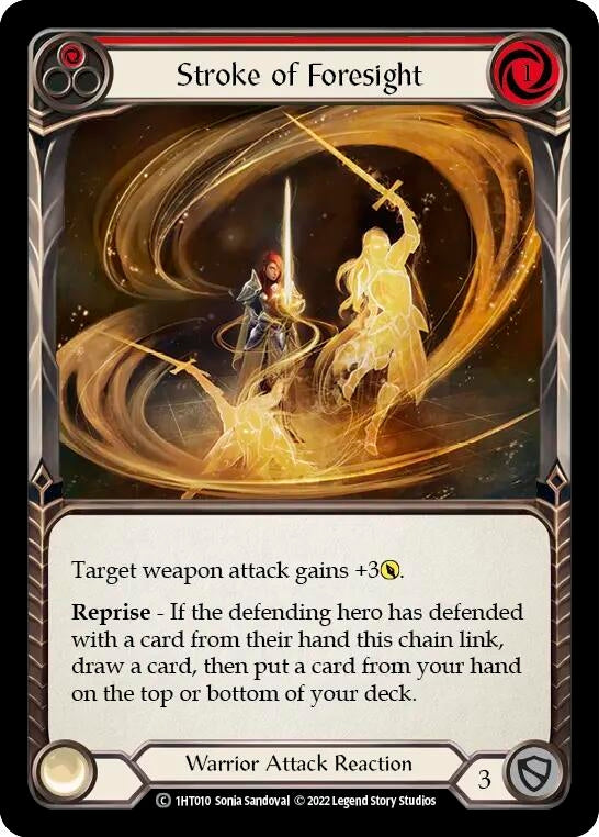Stroke of Foresight (Red) (1) - Flesh and Blood TCG Single