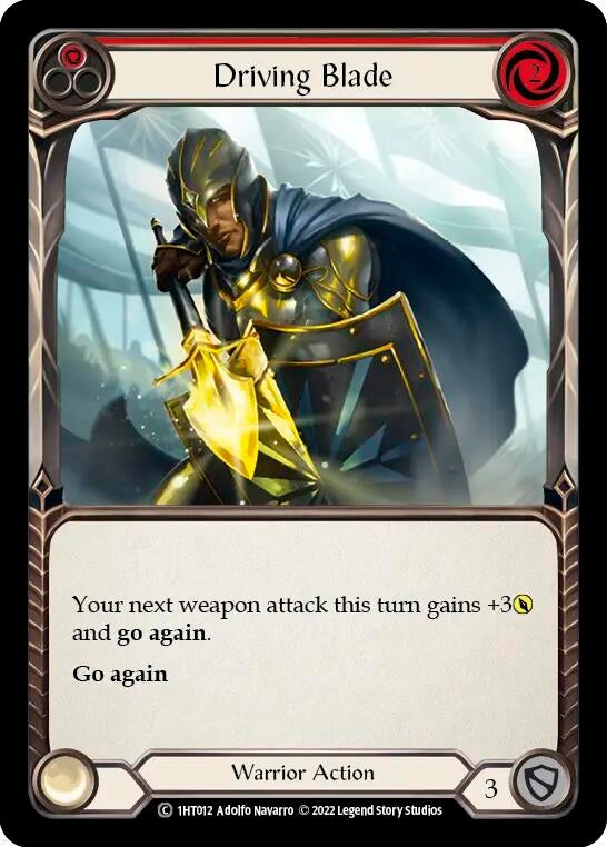 Driving Blade (Red) (1) - Flesh and Blood TCG Single