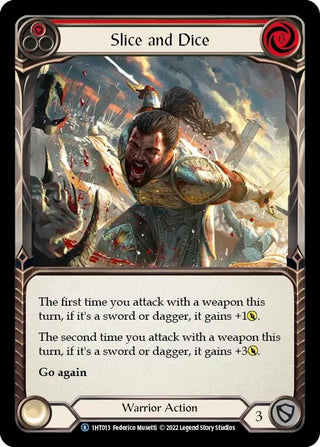 Slice and Dice (Red) (1) - Flesh and Blood TCG Single