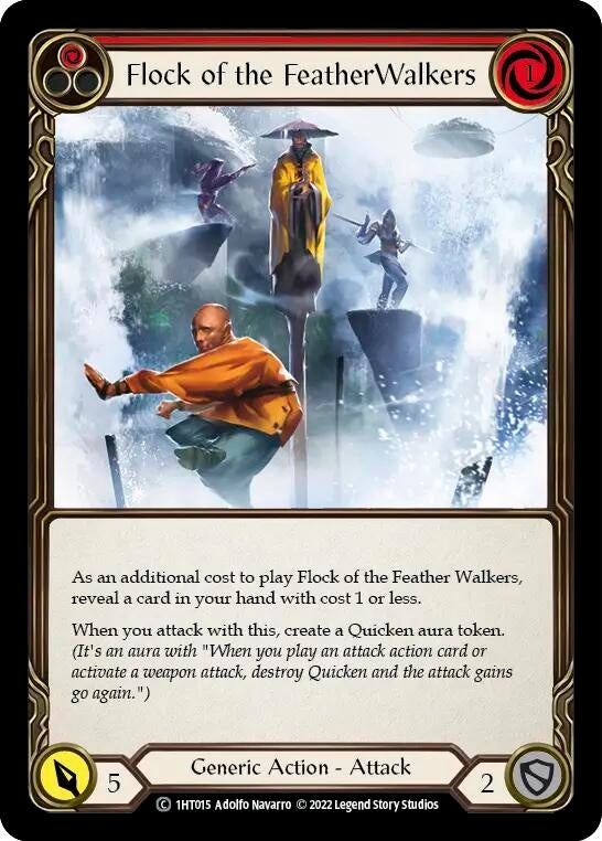 Flock of the Feather Walkers (Red) (1) - Flesh and Blood TCG Single