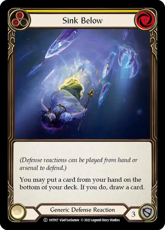 Sink Below (Yellow) (1) - Flesh and Blood TCG Single