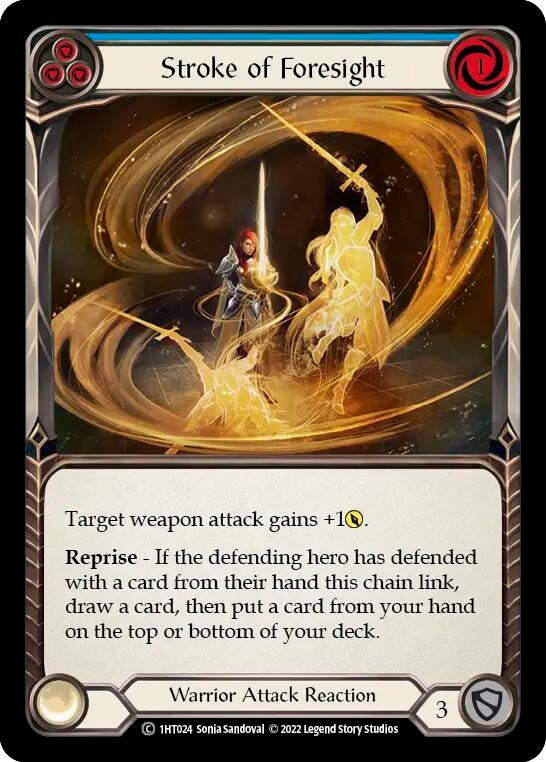 Stroke of Foresight (Blue) (1) - Flesh and Blood TCG Single