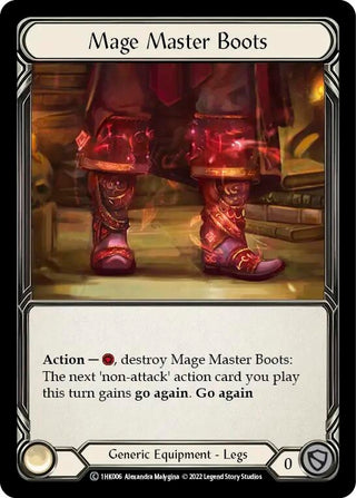 Image for Mage Master Boots (1HK006) - Flesh and Blood TCG