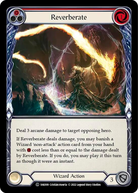 Reverberate (Red) (1) - Flesh and Blood TCG Single