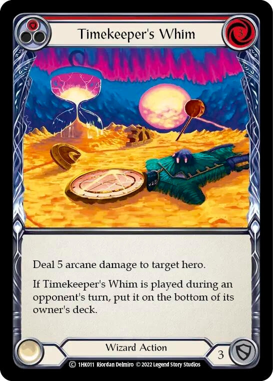 Timekeeper’s Whim (Red) (1) - Flesh and Blood TCG Single