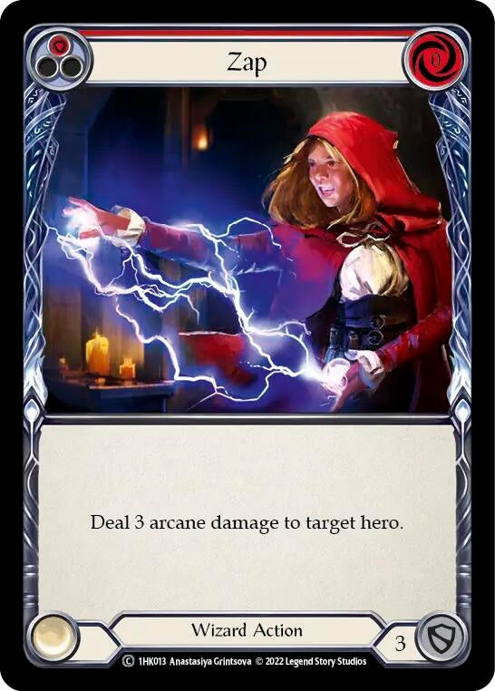 Zap (Red) (1) - Flesh and Blood TCG Single