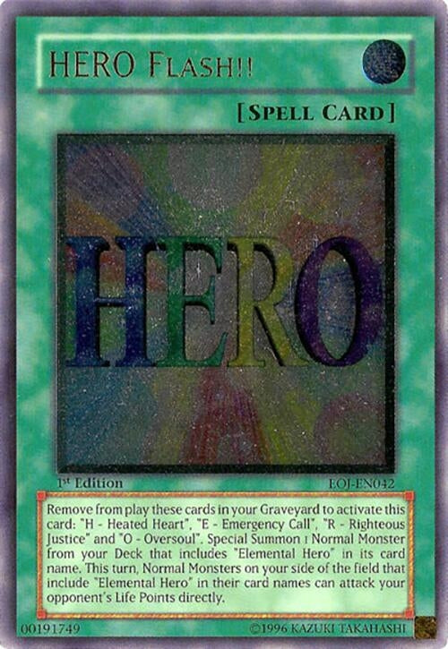 HERO Flash!! (UTR) (42) - YuGiOh Single