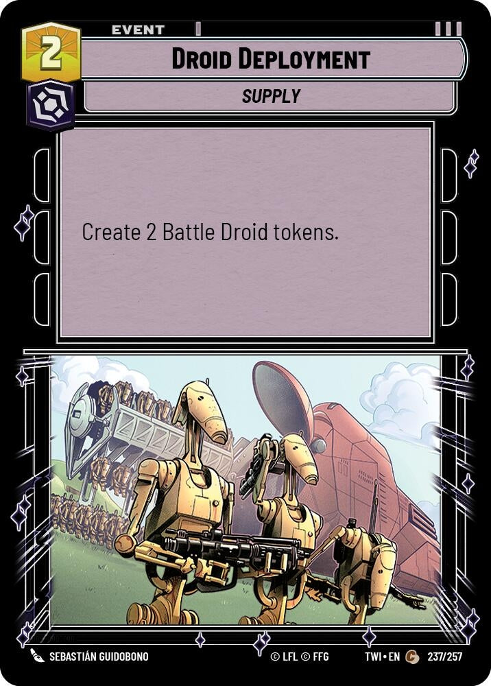 Droid Deployment (237) (TOR) - Star Wars: Unlimited Single