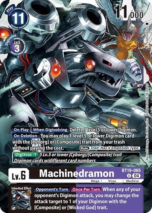 Machinedramon - BT19-065 (19065) [BT18-20] - Digimon Card Game Single