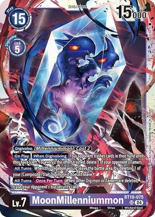 MoonMillenniummon (19075) [BT18-20] - Digimon Card Game Single