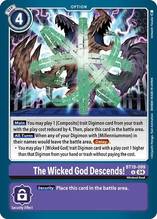 The Wicked God Descends! (19099) [BT18-20] - Digimon Card Game Single