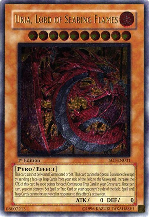 Uria Lord of Searing Flames (UTR) (1) - YuGiOh Single