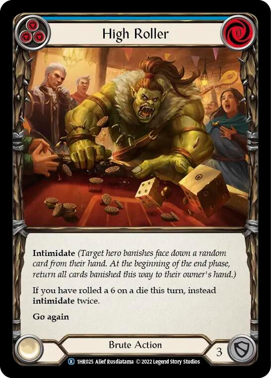 High Roller (Blue) (1) - Flesh and Blood TCG Single