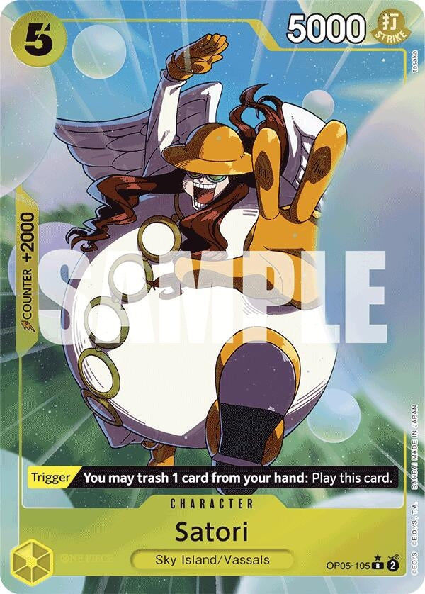 Satori (Alternate Art) (tasaka) (5105) (PRB-01) - One Piece Card Game Single