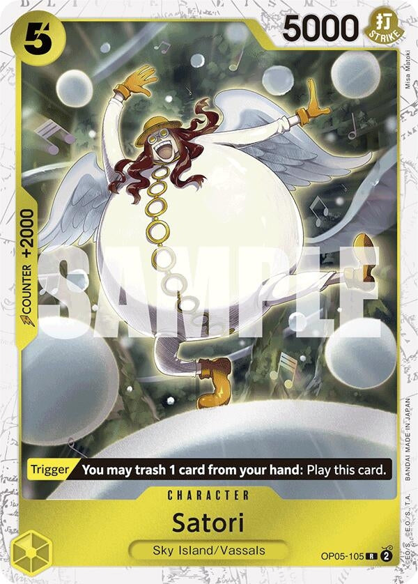 Satori (Alternate Art) (Misa Matoki) (5105) (PRB-01) - One Piece Card Game Single