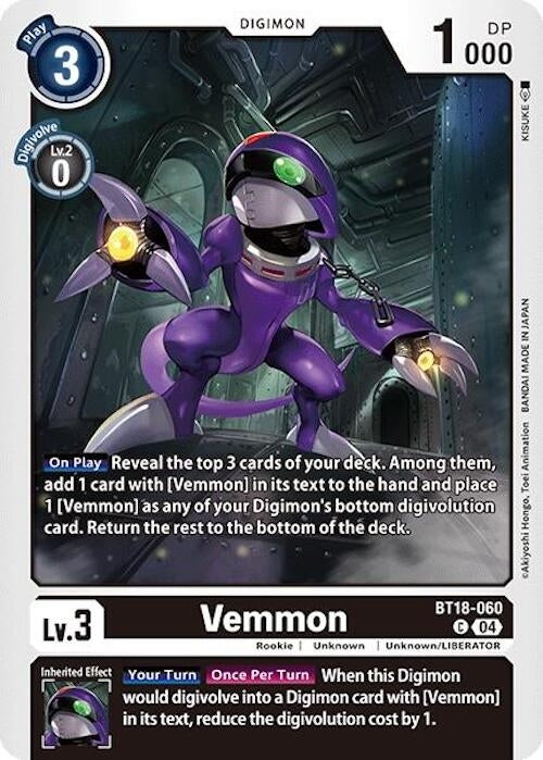 Vemmon (18060) [BT18-20] - Digimon Card Game Single