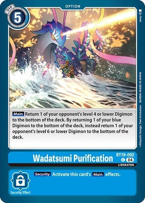 Wadatsumi Purification (19092) [BT18-20] - Digimon Card Game Single
