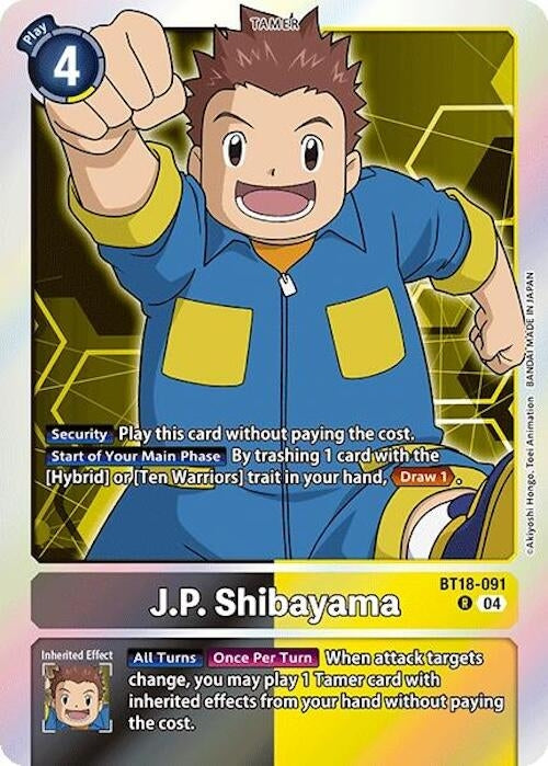 J.P. Shibayama (18091) [BT18-20] - Digimon Card Game Single