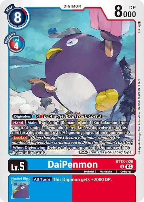 DaiPenmon (18026) [BT18-20] - Digimon Card Game Single