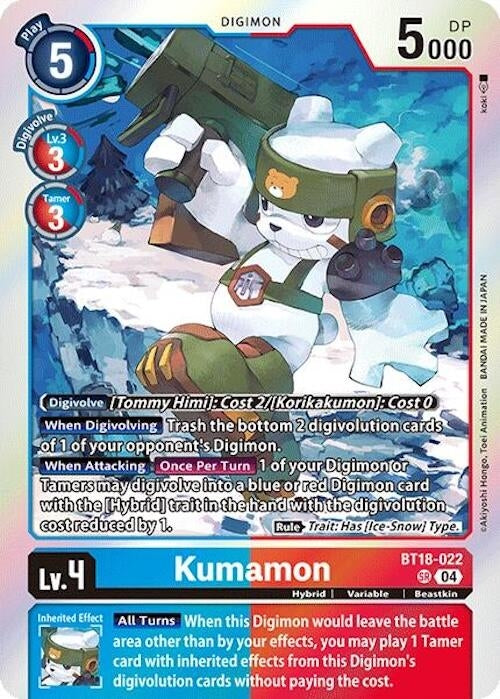 Kumamon (18022) [BT18-20] - Digimon Card Game Single