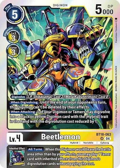 Beetlemon (18063) [BT18-20] - Digimon Card Game Single