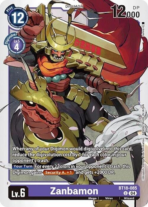 Zanbamon (18085) [BT18-20] - Digimon Card Game Single