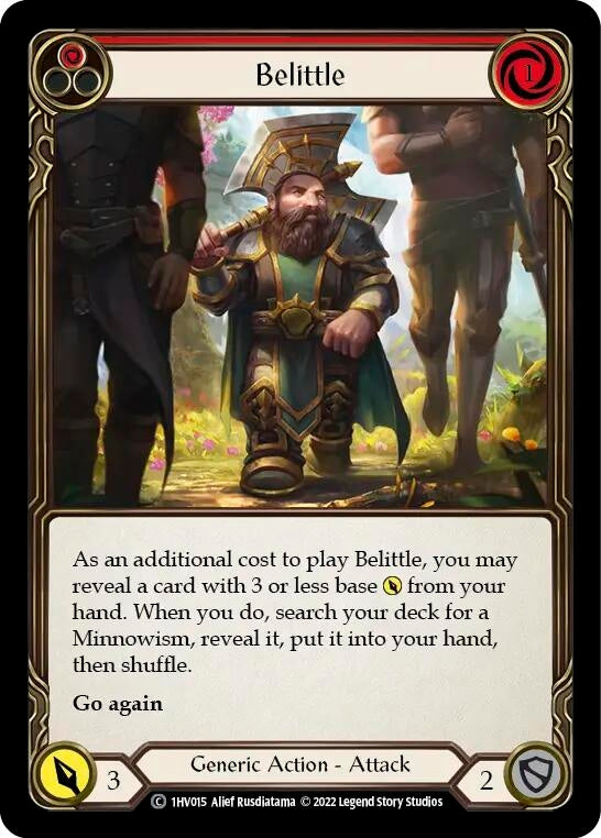Belittle (Red) (1) - Flesh and Blood TCG Single