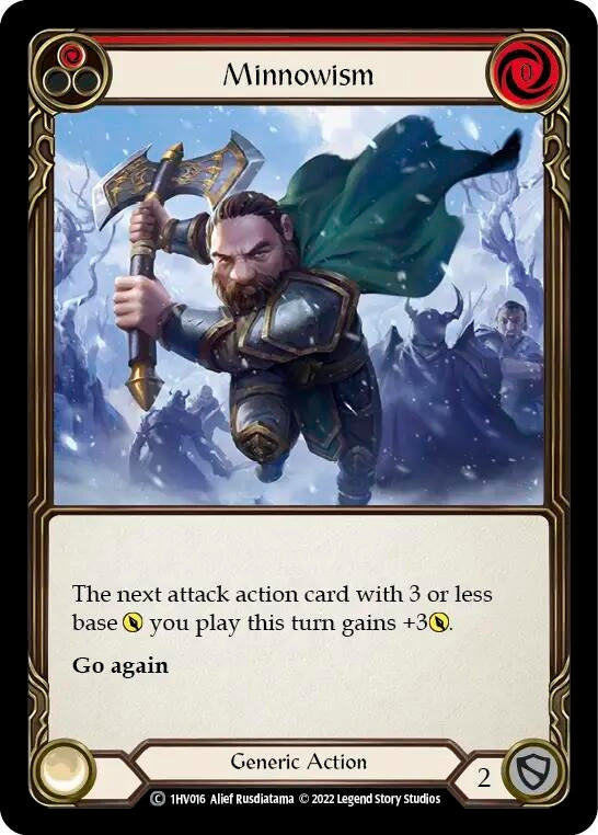 Minnowism (Red) (1) - Flesh and Blood TCG Single