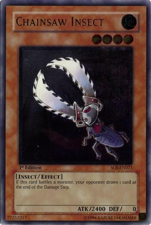 Chainsaw Insect (UTR) (21) - YuGiOh Single