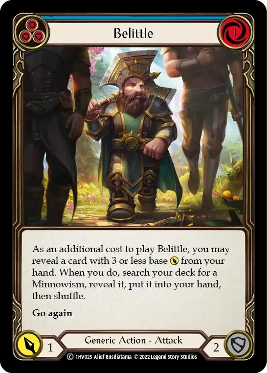Belittle (Blue) (1) - Flesh and Blood TCG Single