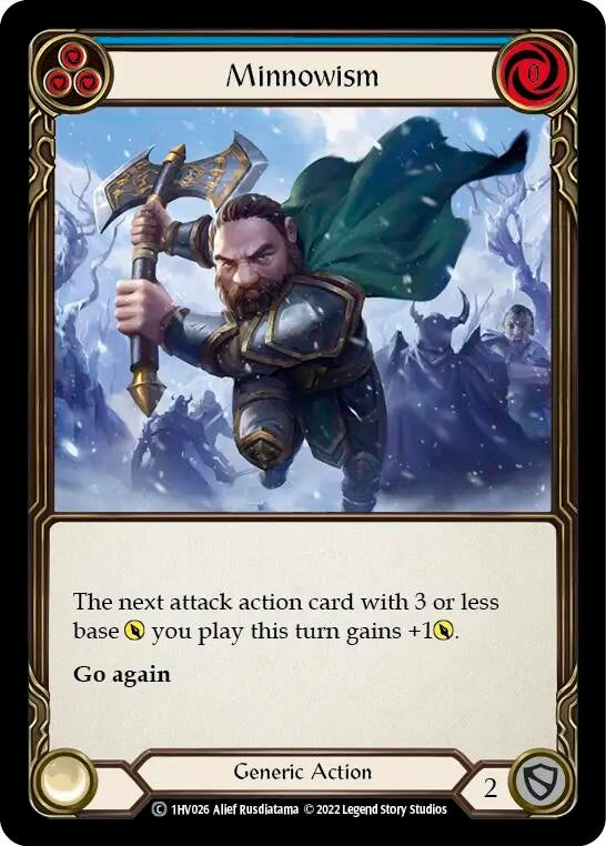 Minnowism (Blue) (1) - Flesh and Blood TCG Single