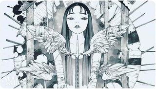Secret Lair 2024: Peach Momoko - Deep Thoughts Deep Feelings: Psychic Corrosion Playmat for Magic: The Gathering