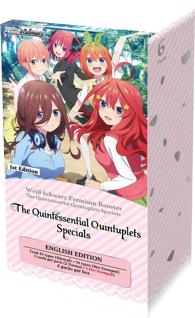 The Quintessential Quintuplets Specials Premium Booster Box [5HY] - Weiss Schwarz Sealed