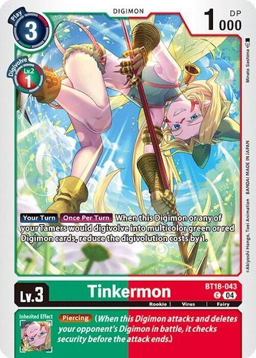 Tinkermon (18043) [BT18-20] - Digimon Card Game Single
