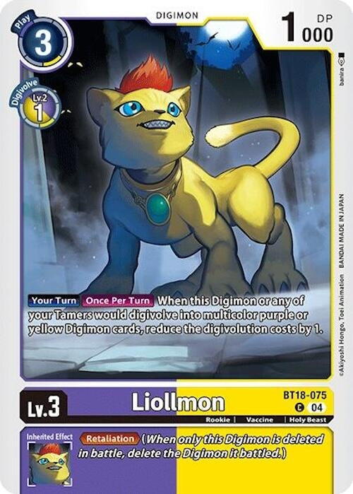 Liollmon (18075) [BT18-20] - Digimon Card Game Single