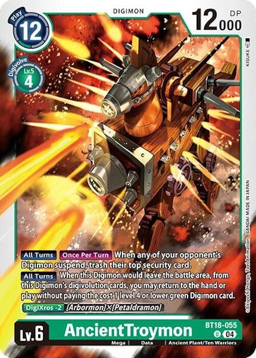 AncientTroymon (18055) [BT18-20] - Digimon Card Game Single