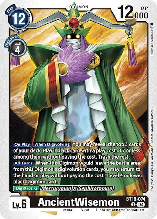 AncientWisemon (18074) [BT18-20] - Digimon Card Game Single