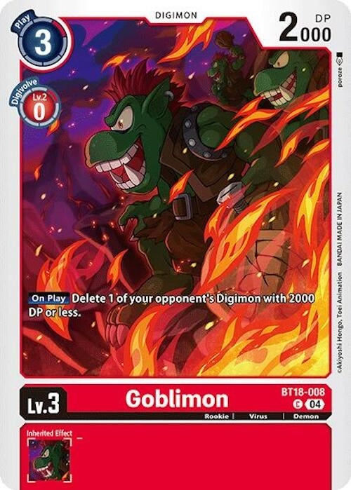 Goblimon (18008) [BT18-20] - Digimon Card Game Single