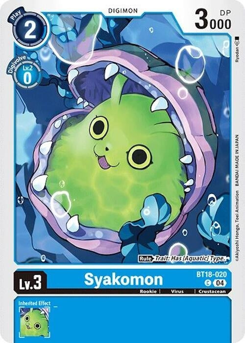 Syakomon (18020) [BT18-20] - Digimon Card Game Single